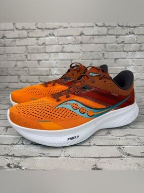 Saucony Men's Ride 16 Marigold/Lava Running Shoes S20830-25 Size 9W